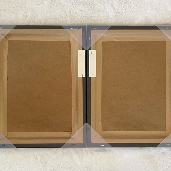 NEW Oliver Gal Set: 2 Black Gold Frame Line Art Nude Woman Art Canvas Matching - Picture 4 of 8